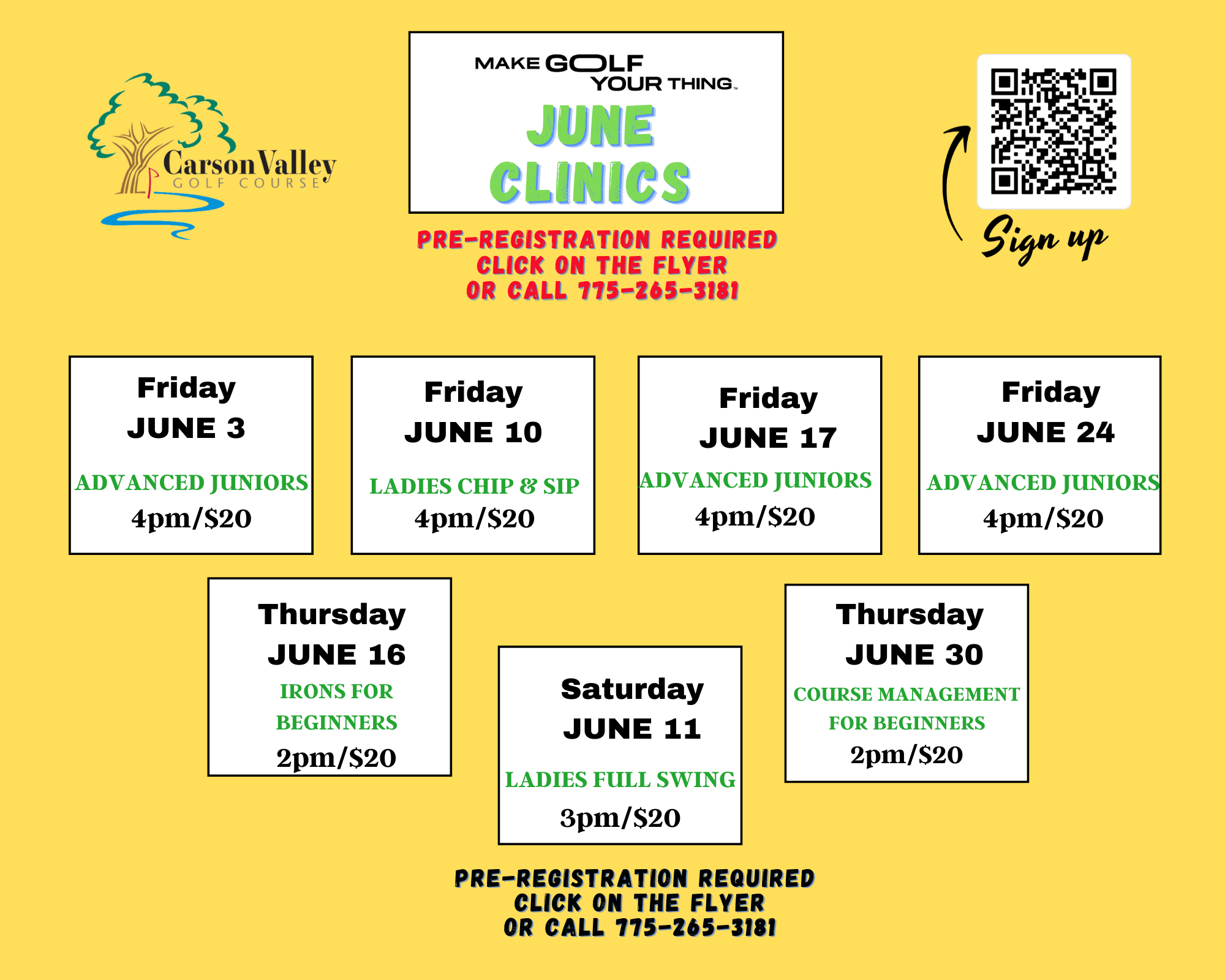 June Clinics